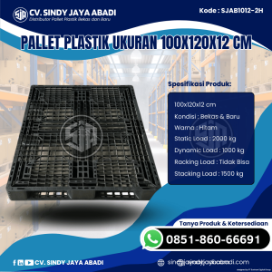 Pallet Plastik Baru & Bekas 100x120x12 [SJAB1012-2H]