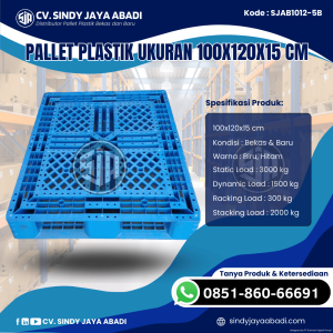 Pallet Plastik Baru & Bekas 100x120x15 [SJAB1012-5B]