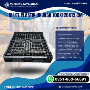 Pallet Plastik Baru & Bekas 100x120x15 [SJAB1012-5H4]
