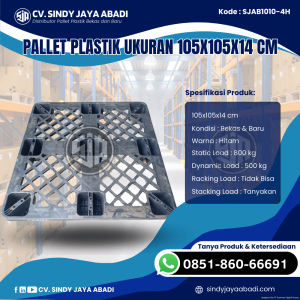 Pallet Plastik Baru & Bekas 105x105x14 [SJAB1010-4H]