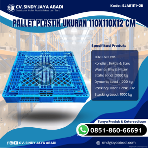 Pallet Plastik Baru & Bekas 110x110x12 [SJAB1111-2B]
