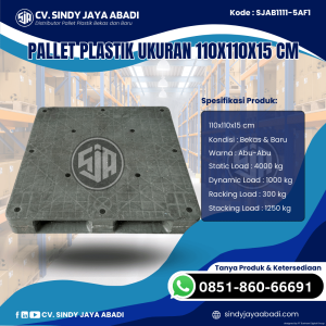 Pallet Plastik Baru & Bekas 110x110x15 [SJAB1111-5AF1]