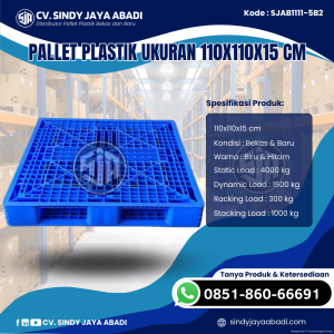 Pallet Plastik Baru & Bekas 110x110x15 [SJAB1111-5B2]