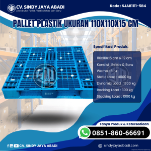 Pallet Plastik Baru & Bekas 110x110x15 [SJAB1111-5B4]