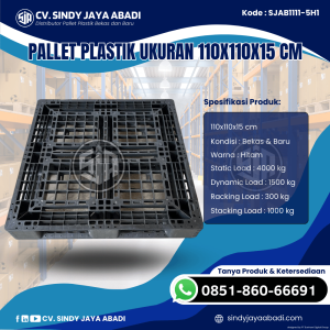Pallet Plastik Baru & Bekas 110x110x15 [SJAB1111-5H1]