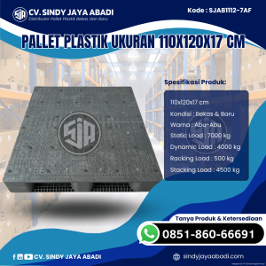 Pallet Plastik Baru & Bekas 110x120x17 [SJAB1112-7AF]