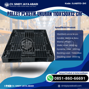Pallet Plastik Baru & Bekas 110x130x12 [SJAB1113-2H1]