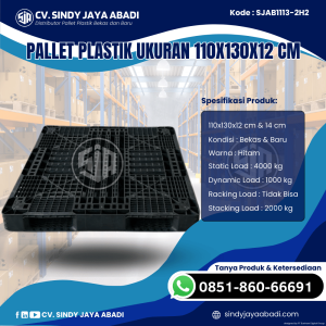 Pallet Plastik Baru & Bekas 110x130x12 [SJAB1113-2H2]