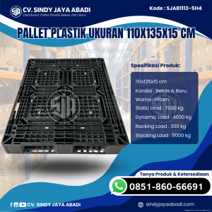 Pallet Plastik Baru & Bekas 110x135x15 [SJAB1113-5H4]