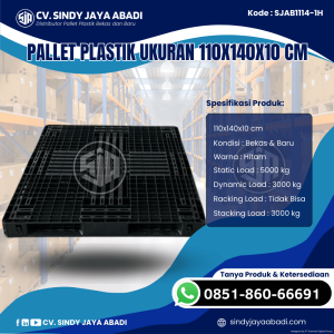 Pallet Plastik Baru & Bekas 110x140x10 [SJAB1114-1H]