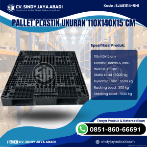 Pallet Plastik Baru & Bekas 110x140x15 [SJAB1114-5H1]
